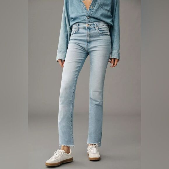MOTHER | Insider Crop Step Frey Limited Edition Wash Size 32 Anthropologie - Picture 1 of 14